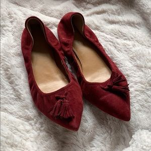 J Crew Lottie Tassel Flats
